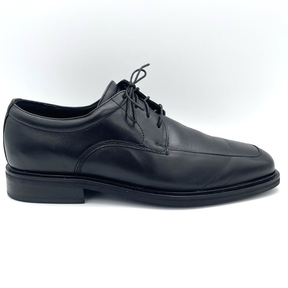Florsheim DM2 Comfortech Men's Black Leather Apron Toe Oxford Dress Shoes‎ 10D